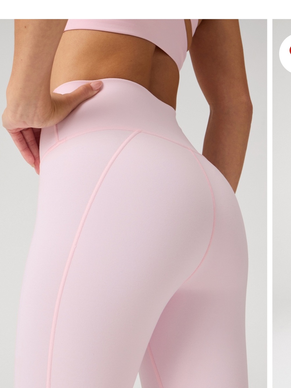 Fabletics Light Pink High-Waist Sculpt Leggings